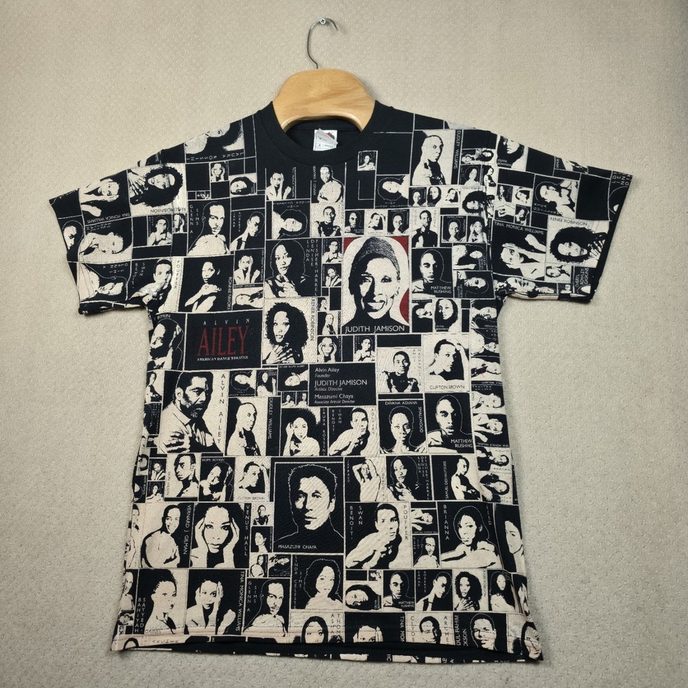 Vintage Alvin Ailey Dance Theater 45th Anniversary T-Shirt All Over Print Size M